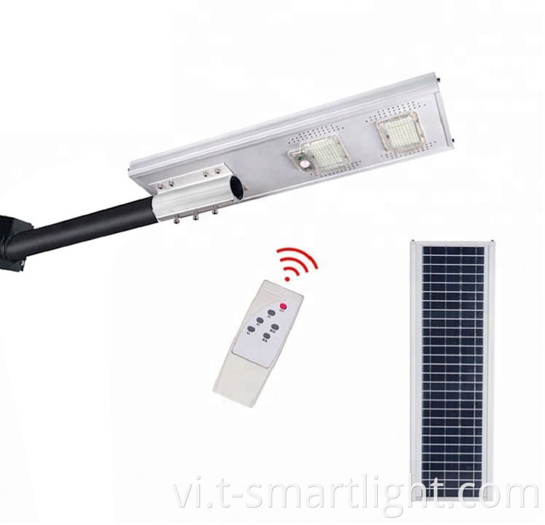 LED solar street light with remote control